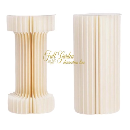 COLONNA 2FORME LED D.30H.100CM PANNA