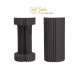 COLONNA 2FORME LED D.30H.100CM NERO