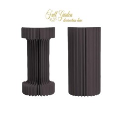COLONNA 2FORME LED D.30H.100CM NERO