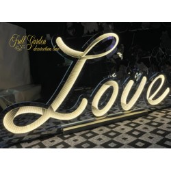 SCRITTA LOVE INFINITY 180X90CM LUCE CALDA