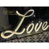 Scritta Love Infinity 180x90cm Luce Calda