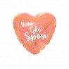Palloncino  Viva Gli Sposi Cuore 18"
