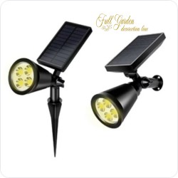 FARETTO LED PEGASO CON PANNELLO SOLARE 16 CM