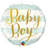Palloncino Mylar Baby Boy 18" Tondo