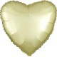 MYLAR CUORE SATINATO GIALLO  18