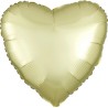 Mylar Cuore Satinato Giallo  18"