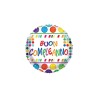 Palloncino Buon Compleanno Con Pois Standard Shape