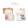 Biglietti+buste  25x4 Ass. Fiori Cc/bb Kraft Pz100