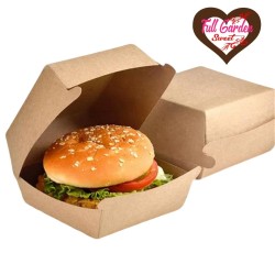 HAMBURGER BOX KRAFT AVANA 16X16H9 PZ 50