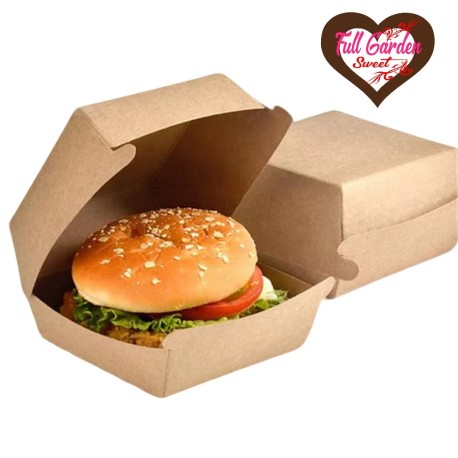HAMBURGER BOX KRAFT AVANA 16X16H9 PZ 50