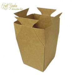 Vaso In Cartone Naturale 12,5x12,5xh27.3