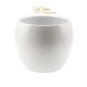 Sfera Liscia Ceramica Bianco D.16 H 13