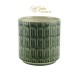 Vaso Ceramica Verde Sfumato D13 H 13,5