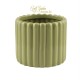CILINDRO CERAMICA VERDE RIGATO D.81 H.65