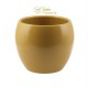 Sfera Liscia Ceramica Senape D.16 H 13