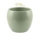 SFERA LISCIA CERAMICA VERDE SALVIA D.16 H 13