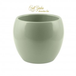 SFERA LISCIA CERAMICA VERDE SALVIA D.16 H 13