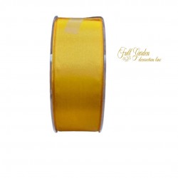 NASTRO DOPPIO RASO GIALLO OCRA  MM10X50MT
