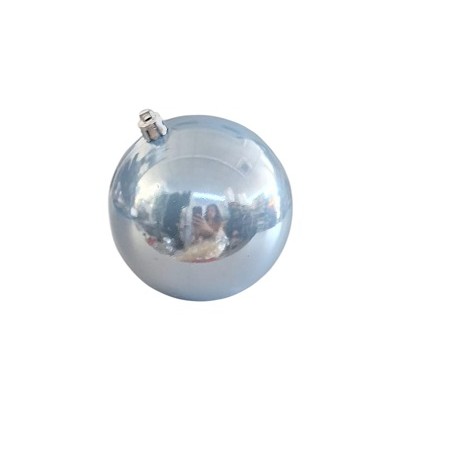 BOX 6 SFERE PLASTICA  MM.60 LIGHT BLU