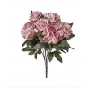 Mazzo Rose/peonie X 9 Cm 53 Old Pink