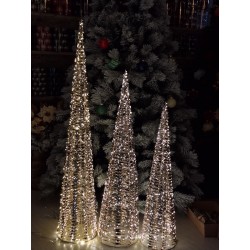 SET 3 CONI LED CM 150-120-100 INDOOR E OUTDOOR