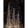 Set 3 Coni Led Cm 150-120-100 Indoor E Outdoor