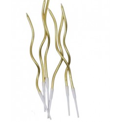 CANDELINE CURVE ORO PZ 6