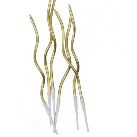 CANDELINE CURVE ORO PZ 6