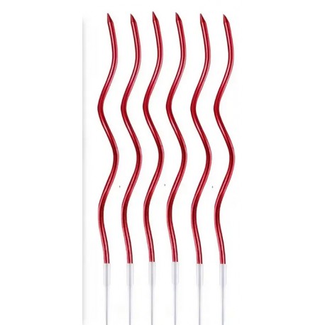 CANDELINE CURVE RED PZ 6