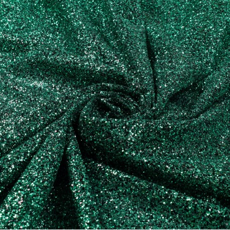 TELO CINIGLIA GLITTER CM.150X3 MT DARK GREEN