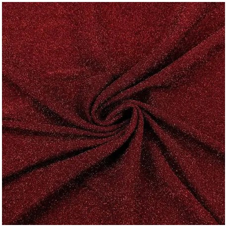 TELO CINIGLIA GLITTER CM.150X3 MT BORDEAUX