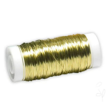 FILO SPOLETTA PLASTICA 0,30MMX100GR GOLD